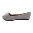 thumbnail image 4 of Victoria K Women's Faux Fur With Rhinestone Ballerina Flats, 4 of 4