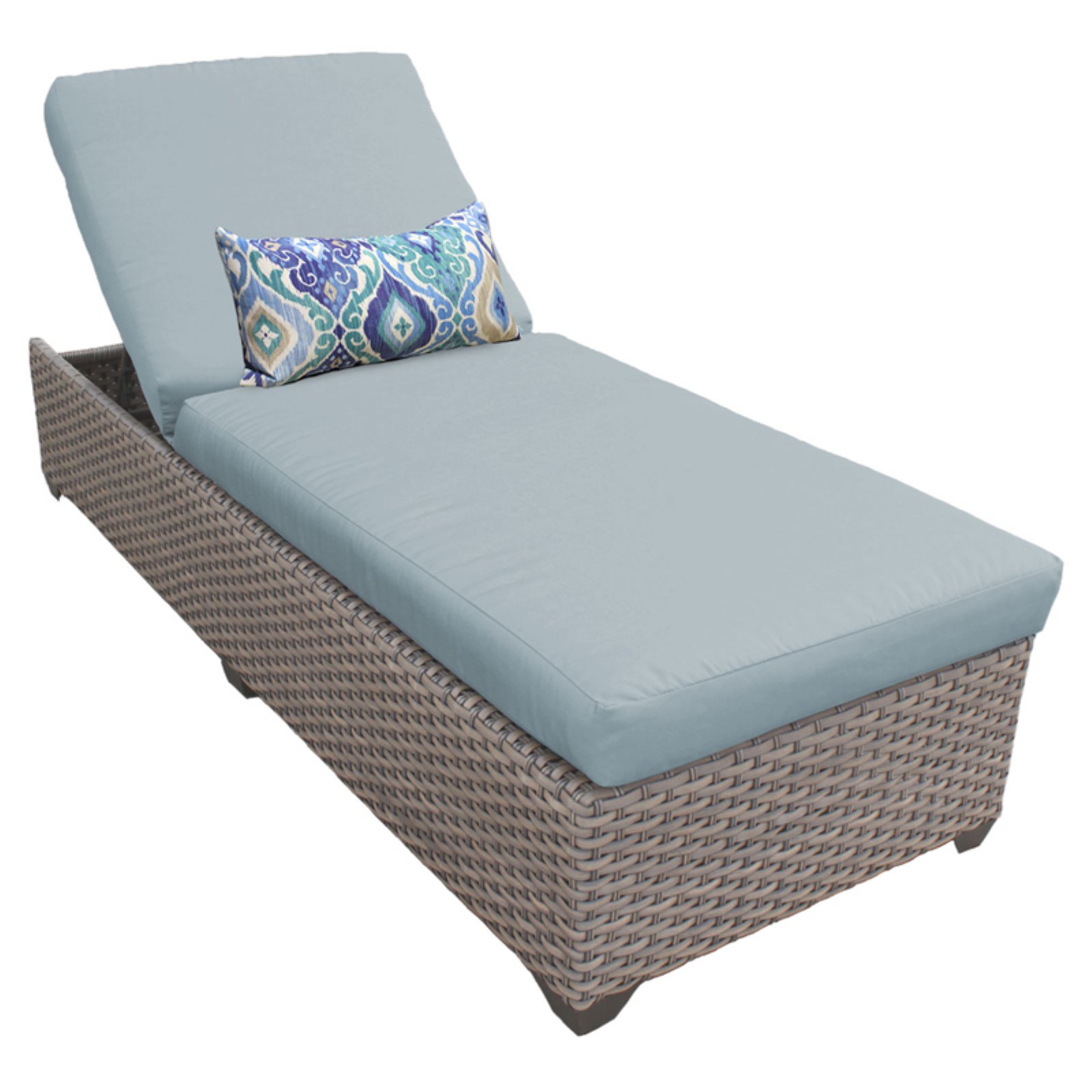 Monterey Patio Furniture Wicker Chaise Lounge - image 2 of 7