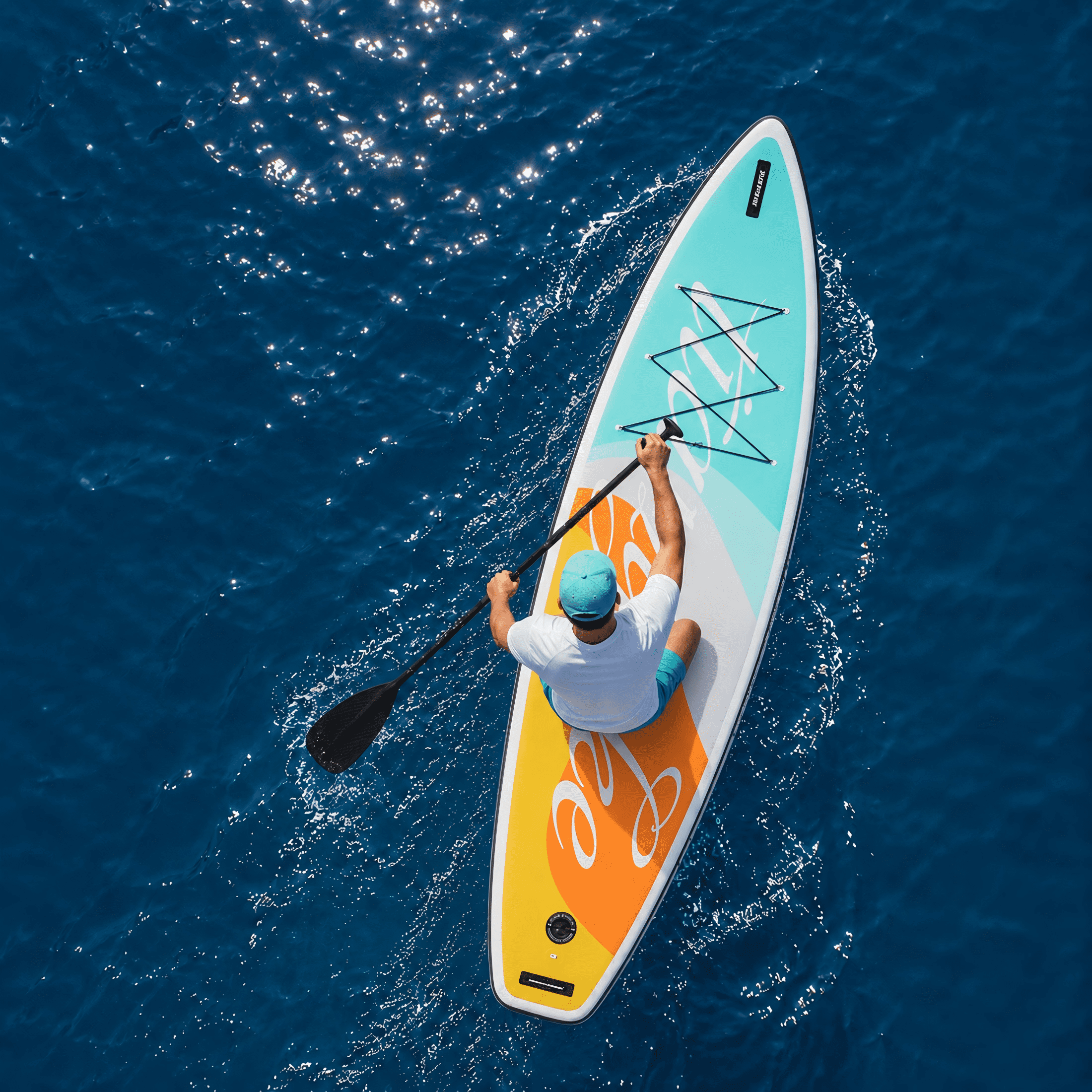 Rayocon 11ft Inflatable Paddle Board, Stand Up SUP Board for Adults & Beginners, Wide Paddleboard with Premium Accessories, Green