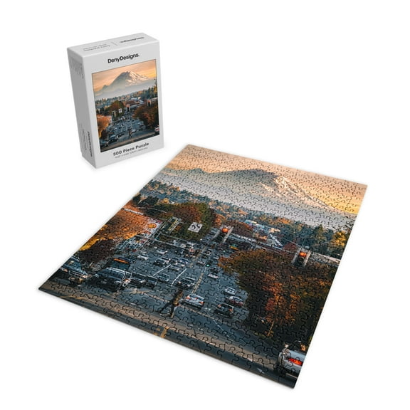 Society6 Tristan Zhou Mt Rainier 1000 Piece Jigsaw Puzzle