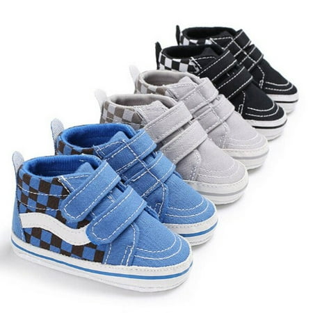 baby boy white canvas shoes