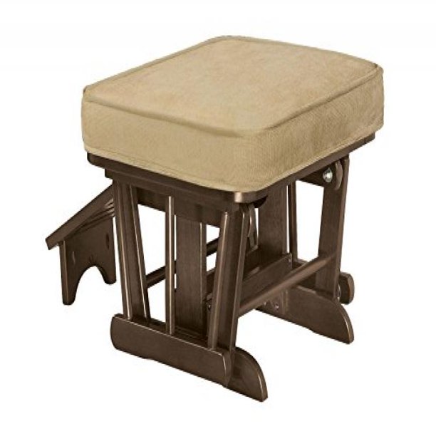 Shermag Ottoman With Nursing Foot Rest Light Beige Espresso Walmart.ca