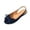 Navy, variant on DeHolifer Womens Flats Dressy Bow Closed Pointed Toe Slingback Ballet Shoes Adjustable Buckle Strap Flats Comfortable Casual