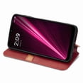 thumbnail image 5 of Allytech Flip Wallet Case for T-Mobile REVVL 6 Pro 5G, Premium PU Leather Luxury Case with Kickstand & Card Slots, Magnetic Closure Inner Soft TPU Shockproof Protective Case for Women Men - Red, 5 of 6