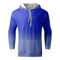 thumbnail image 5 of CONFREE Mens Hoodies Gradient Color Hoodies For Men Long Sleeve Casual Pullover Hooded Sweatshirts With Pockets, 5 of 5