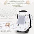 thumbnail image 3 of Funda de Asiento para Coche de Invierno Pea Pod con Visera Protectora y Cortavientos, 3 of 8