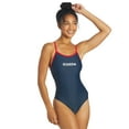thumbnail image 6 of Sporti Guard Solid Wide Strap One Piece Swimsuit, High Cut, Unpadded, Athletic (Women’s), 6 of 11