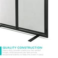 thumbnail image 6 of Best Choice Products 38.5x31in 2-Door Fireplace Screen, Handcrafted Wrought Iron Spark Guard w/ Magnetic Doors - Black, 6 of 8