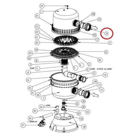 

Waterco W44060 Multicyclone 70XL Union Nut