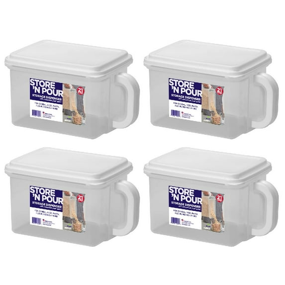 Buddeez Store N Pour Storage Dispenser 21 Cup, 4 Pack