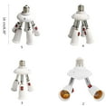 thumbnail image 3 of 360 Degrees Adjustable 2/3/4/5 in 1 E27 Splitter Socket Adapter E27 Standard LED Bulbs Adjustable For Office Hallway, 3 of 9