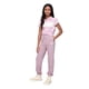 thumbnail image 1 of Pantalones Jogger con Logo para Niñas GAP, Fleece, Amatista, Talla S, 1 of 3