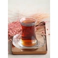 thumbnail image 3 of LAV Turkish Tea Glasses Set of 6, Authentic Middle Eastern Tea Cups Set, 5.25 oz (155 Cc),, 3 of 7