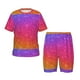 thumbnail image 1 of Balery Holiday Shiny Conjunto de Pijama Infantil de Manga Corta con Estampado – Ropa de Dormir de Algodón Suave-X-Large, 1 of 6