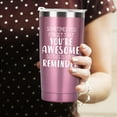 thumbnail image 4 of Christmas Birthday Gifts for Women Mom Wife Her Friends, 20 OZ Tumbler Cup with Straws Lids, Xmas Valentines Day Inspirational Stocking Stuffers for Best Friend Female Sister Daughter Coworker, 4 of 6