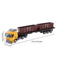 thumbnail image 3 of 1:48 Diecast Car Toy Engineering Car Carrier Trucks Transport Trailer Amarillo, 3 of 9