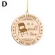 thumbnail image 2 of Ganfancp Designsify Primer Año Como Paso , Ornamento Árbol de Navidad Colgante Santa Decoración, Regalos para Cumpleaños Aniversario Navidad Xmas Ofertas Del Día 1X Tapicería de Silla, 2 of 2