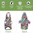 thumbnail image 6 of Fotbe Trendy Colorful Pineapples 1 Print Small Dog Sweater Hoodies Pet Grey Hooded Soft Fleece Sweatshirts with Pocket Fall Winter Puppy Cat Sweaters Warm Clothes-X-Small, 6 of 7