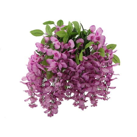 admired by nature artificial wisteria hanging flowers bush lilac