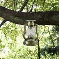 thumbnail image 5 of Bronze Solar Lantern Outdoor LED Plastic Garden Flickering Flameless Candle Lights, 5 of 6