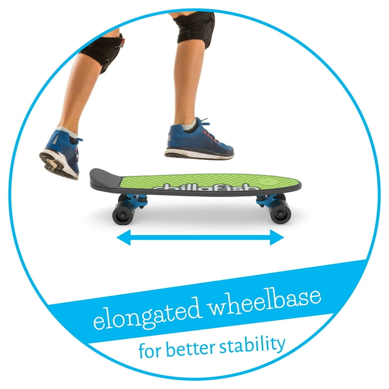 Chillafish Skatie Het Personaliseerbare Skateboard Met Veelzijdige Omslag En Achteropties Rood
