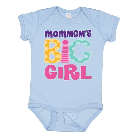 

Inktastic MomMom s Big Girl Gift Baby Girl Bodysuit