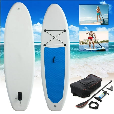 10ft x 2.2ft Inflatable Stand up Paddle Board Surfboard Inflatable Board with Travel Backpack Hand Pump for Surfing/ Aqua (Best Paddle Boards For Yoga)