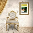 thumbnail image 3 of Unknown 17x24 Gold Ornate Wood Framed with Double Matting Museum Art Print Titled - German Castle, 3 of 4