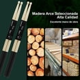 thumbnail image 4 of 2 Pairs Baquetas Bateria,Profesionales Baquetas de Arce 5A,Juego de Baquetas Electronica,4 Piezas An, 4 of 7