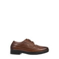 thumbnail image 2 of Deer Stags Boys' Ace Dress Comfort Wingtip Oxford - Brown - 6 Big Kid Medium, 2 of 8