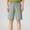 Green, variant on Lightweight Shorts for Men Straight with Pockets Summer Elastic Waist Mens Short