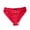 Red, variant on Women's Silky Satin Ruched Bikini Panties - Low Rise Soft Stretch Underwear with Bow Detail for Daily Comfort