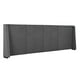 thumbnail image 2 of Base Cama Dicasa + Cabecera King Size Milan Gris, 2 of 6