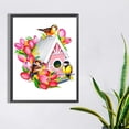 thumbnail image 3 of Pintura de diamante 5D DIY taladro redondo completo casa de pájaros decoración del hogar arte artesanal Hugtrwg Para estrenar, 3 of 9