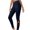 Navy, variant on Ndbuld Yoga Pants Pants for Women Women Workout Out Pocket Leggings Fitness Sports Running Yoga Athletic Pants Black S