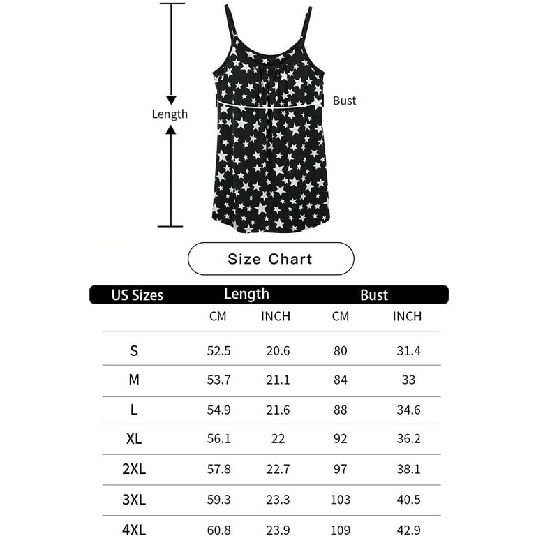 QRIC Women's Cami with Built in Bra Cup Summer Casual Flowy Swing Pleated  Plus Size Lace Tank Top with Wide Strap (S-4XL) 