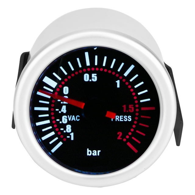 Medidor de turbocompresor, medidor de turbocompresor universal de 2" para automóvil de 12 V, medidor de turbocompresor de mayor durabilidad