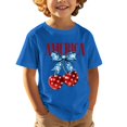 thumbnail image 4 of EnJoCho Boys Girls 4th Of July Shirt Cotton Kids Red White And Blue USA American Flag Shirt Comfortable Patriotic Tops Kids Girls Graphic Tee Summer Casual 2 12 Years, 4 of 8