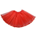 thumbnail image 4 of Skirts for Women Carnival Tutu Rockabilly Petticoat Glitter Festival Party Underdance Prom Evening Dress Ballet Womens Skirt Red, 4 of 4