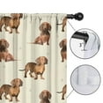 thumbnail image 4 of Blackout Kids Curtains,Dachshund Footprint Childrens Insulated Curtains Set Of 2,Bedroom Essentials,Toddler Room Decor 42x84in(106x213cm), 4 of 4