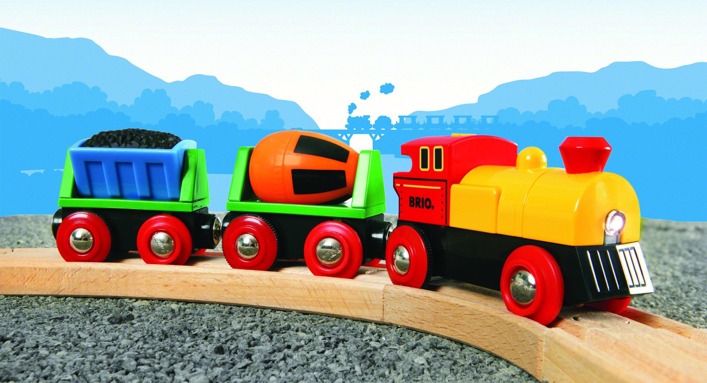 BRIO 33319 Battery Operated Action Train for sale online 