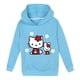 thumbnail image 5 of Hello Kitty, ropa para niños, nuevos productos, Tops informales con estampado de dibujos animados, Sudadera con capucha deportiva de algodón puro para niño, suéter dulce de moda para niñas, 5 of 5