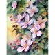 thumbnail image 1 of Cuadros Decorativos Kit completo de bordado de 11 quilates, impresión DIY, flores de acuarela, punto de cruz, 40x50cm Sywqhk Nuevos Originales, 1 of 9