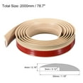 thumbnail image 2 of Unique Bargains Floor Transition Strip 6.6Ft 2 Meter Self Adhesive for Height 3mm Wood, 2 of 6