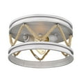 thumbnail image 4 of Wry Lighting Chatham 2-light Flush Mount in Gray Driftwood, 4 of 4