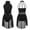 Black, variant on ZDHoor Kids Girls Sequins Ballerina Leotard Sleeveless Ballroom Jazz Modern Dance Costume Champagne 8