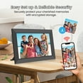 thumbnail image 6 of RICILAR Frameo 10.1 inch WiFi Digital Picture Frame, Electronic Picture Frame with IPS Touch Screen, 32GB Storage, Auto-Rotate, Wall Mountable, Ideal Gift Selection!, 6 of 13