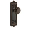 thumbnail image 2 of Grandeur 807908 Windsor Solid Brass Rose Dummy Door Knob Set - Grey, 2 of 6