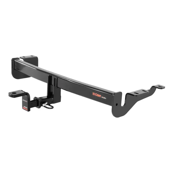 CURT Class 1 Trailer Hitch with Ball Mount - Includes an old-style ball mount, installation hardware, pin & clip