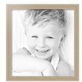 thumbnail image 2 of ArtToFrames 16" x 17" Natural Oak Picture Frame, 16x17 inch Brown MDF Poster Frame (WOM-4299),  Pack, 2 of 8